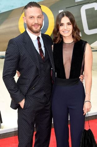 Tom Hardy and Charlotte Riley